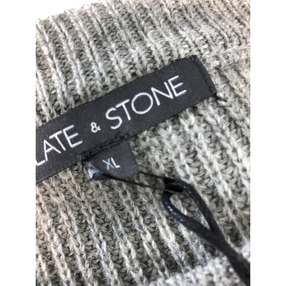 Slate & Stone Knit Sweater Men XL Crewneck Wool Nylon Acrylic Pullover MSRP $190 - Picture 4 of 7